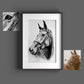 Faites dessiner des portraits d'animaux au crayon - peignez des animaux de compagnie - portraits d'animaux personnalisés
